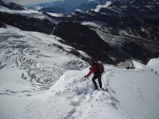 Descente du col Felik