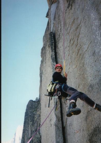 Descente de l'Aiguille des Petits Charmoz