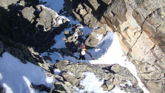 Sur l'arête vers le Mont Tondu