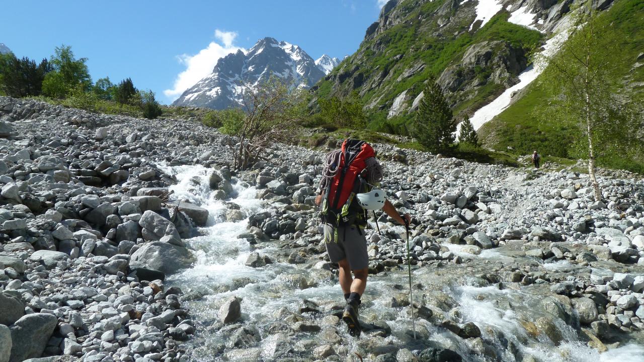 Montée au refuge de la Pilatte